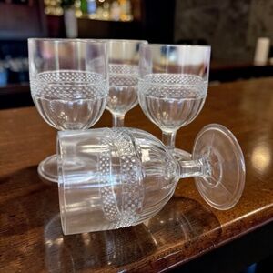 4 Beautiful antique goblets 1886-1891